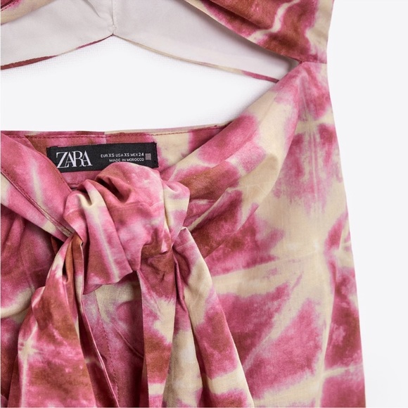 Zara Bloggers favorite pink tie dye cutout dress - Picture 8 of 8
